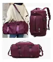 morral camping morado oscuro