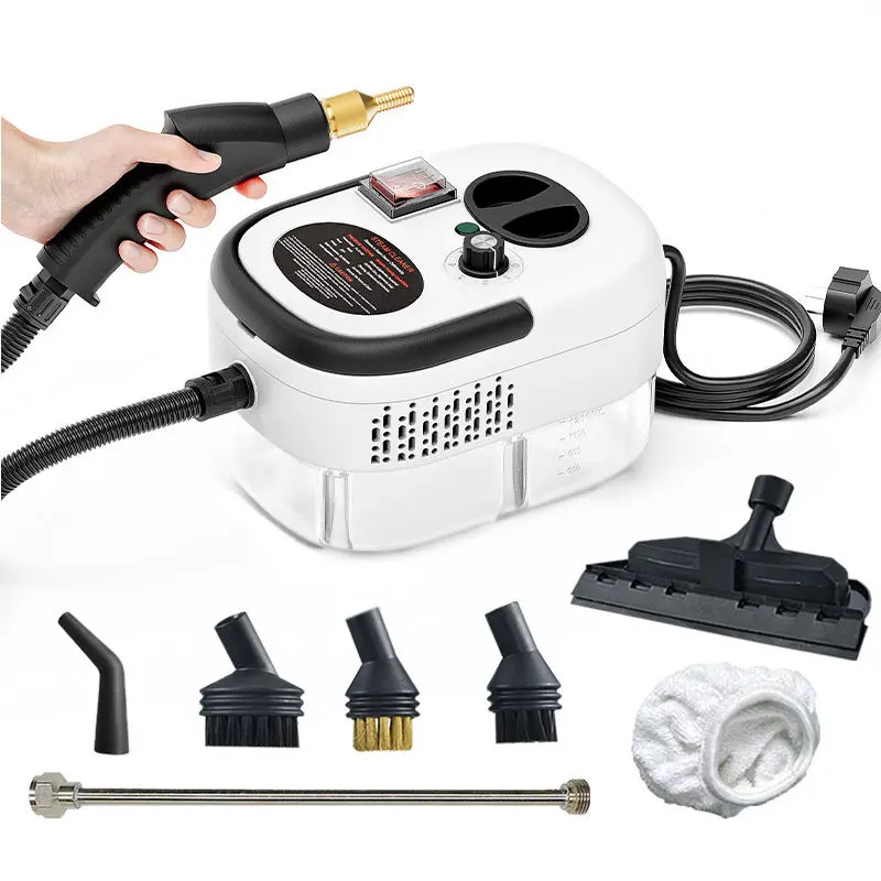 MAQUINA LIMPIEZA A VAPOR BLANCA