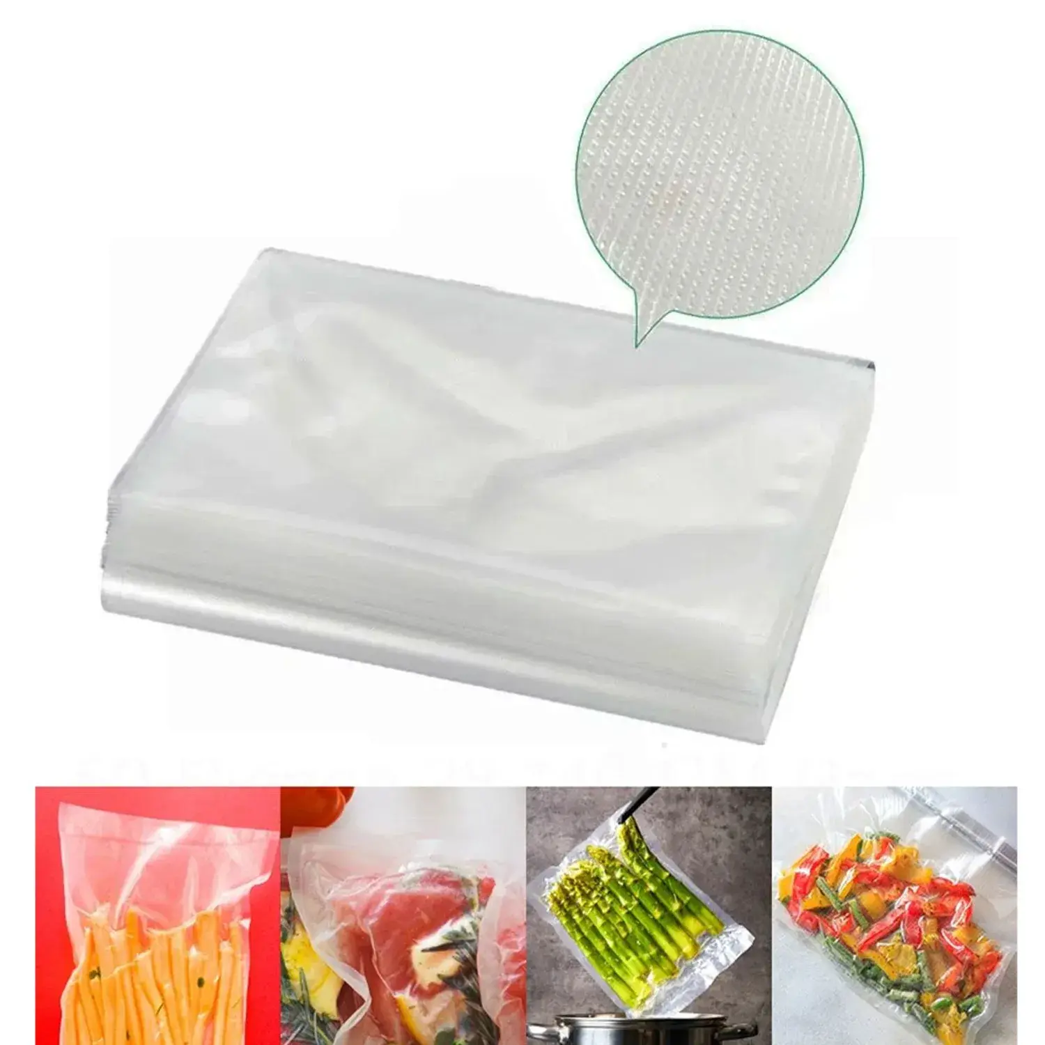 PAQUETE DE BOLSAS X 100 PARA SELLADORA
