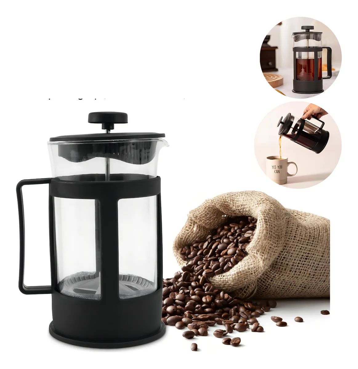 CAFETERA PRENSA FRANCESA 1000ML