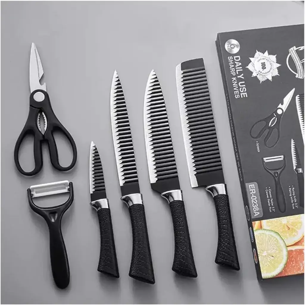 SET CUCHILLOS 6 PIEZAS