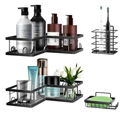 [479] ORGANIZADOR ESQUINERO PARA BAÑO 4 PIEZAS