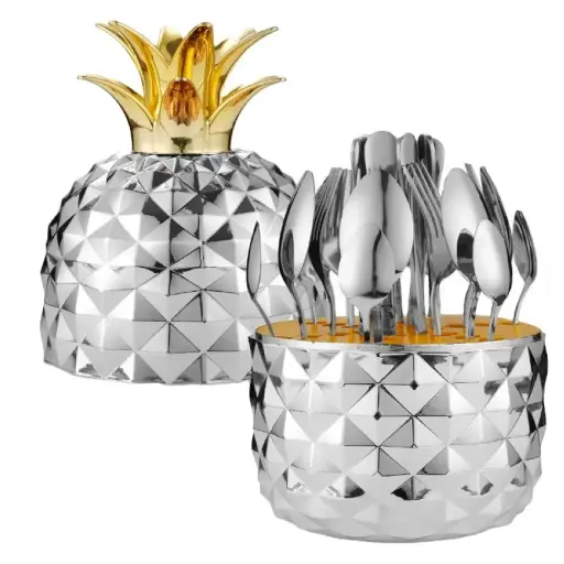 [508] SET DE CUBIERTOS LUJO PIÑA