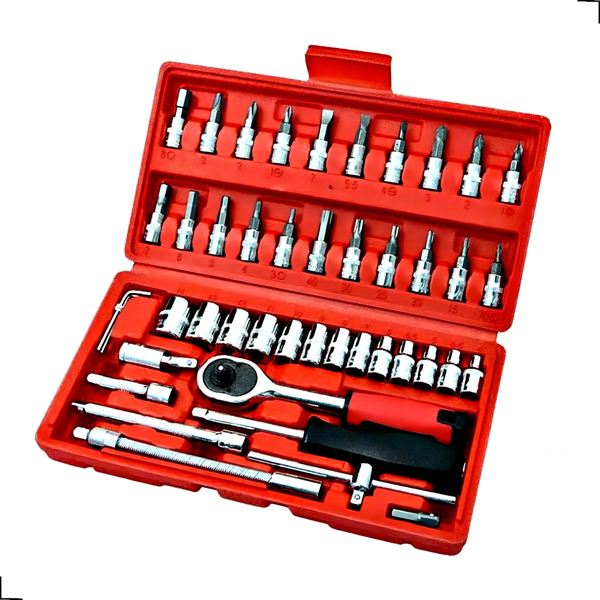 CAJA DE HERRAMIENTA X 46PCS