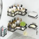 ORGANIZADOR ESQUINERO PARA BAÑO 5 PIEZAS