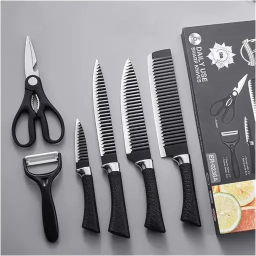 [380] SET CUCHILLOS 6 PIEZAS