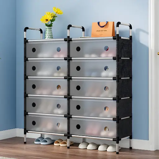 [452] ZAPATERO DOBLE 5 NIVELES con puerta